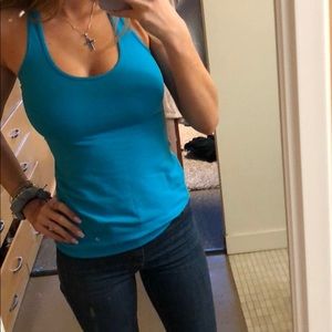 Blue brand new lulu lemon tank